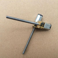 1PC Micro N20 Gear Gear Gear Gear Reducer Motor DC 6V 30RPM- 500RPM dengan 55mm Long M4 Screw Shaft