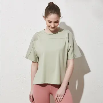 Women Yoga Tops Breathable Quick Dry Loose Long Sleeve T-shirt