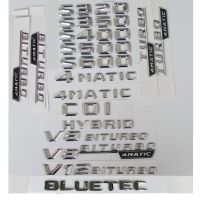 3D Chrome Silver Letters For Benz W221 W222 S320 S350 S400 S450 S500 S550 S560 S600 S650 S680 CDI BLUETEC 4MATIC Emblem