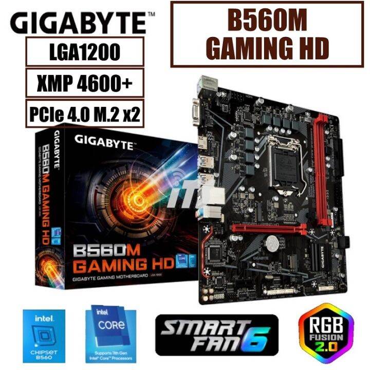 Gigabyte B560M GAMING HD LGA1200 Mainboard 10th Gen Ready Lazada