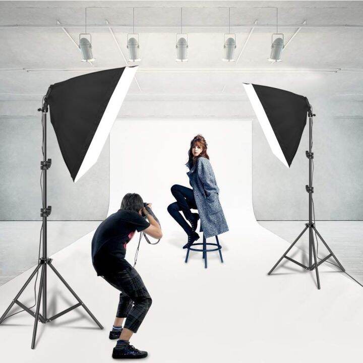 100 Original AMZ Studio Lighting Softbox 50 * 70cm Photography Kit