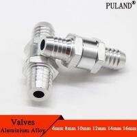 1/5Pcs One Way 6mm 8mm 10mm 12mm 14mm 16mm Valves Aluminium Alloy Fuel Non Return Check Valve One Way Fit Carburettor