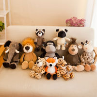 Plush toys Jungle Animal Series simulation Cute animal dress up baby plush doll For child Pillow Accompany Doll Holiday gifts