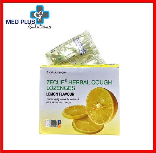 Zecuf Herbal Cough Lozenges 20 S Lemon EXP 4 2028 Lazada