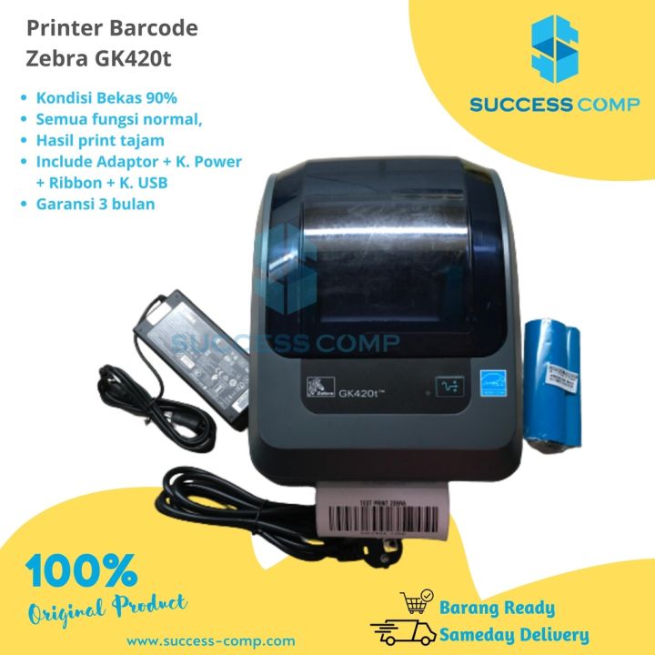 Printer Barcode Zebra Gk420t Gk 420t 420t Lazada Indonesia 8641