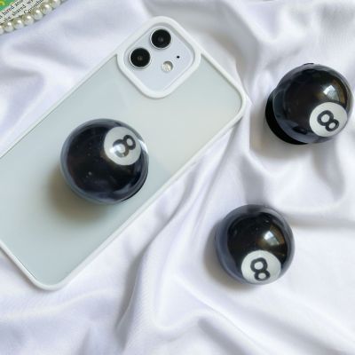 INS Korea Black 8 Stereo Phone Stand Ball Lazy Desktop Phone Support GripTok for iphone Samsung Huawei Finger Ring Grip Tok
