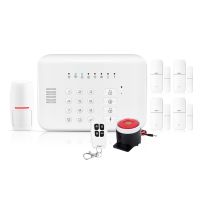 【LZ】❈  Security Alarm System Kit Auto Dial GSM WiFi Home Security Wireless Alarm System Motion Sensor Door/Window Sensor Remote Control