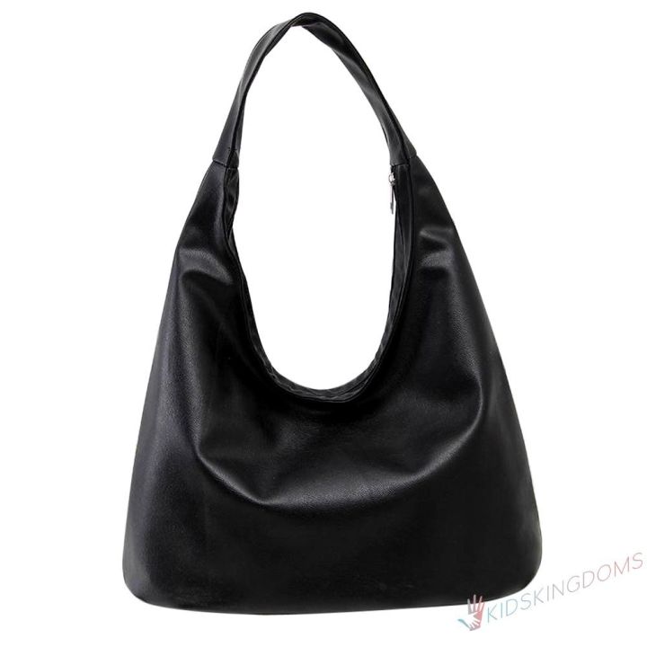 kkd-new-black-pu-leather-economy-women-shoulder-bag-amp-amp-handbag