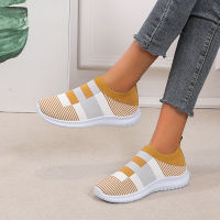 Sneakers Women Walking Shoes Woman Lightweight Loafers Tennis Casual Ladies Fashion Slip on Sock Vulcanized Shoes Plus Size 2022