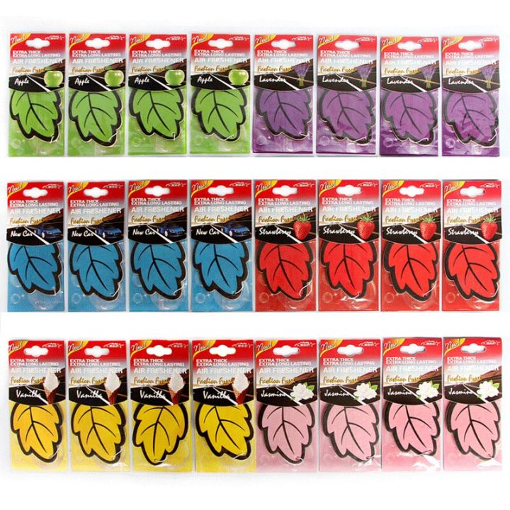 dt-hot6pcs-car-air-freshener-natural-scented-tea-paper-auto-hanging-vanilla-perfume-fragrance-leaf-shape-car-accessories-interior