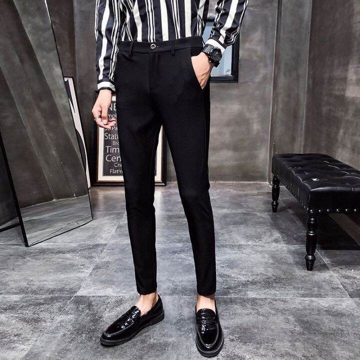 Ankle cut dress pants on sale mens