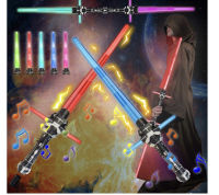 Cross-border Star Wars Cross-Light  แท่งแฟลชแบบพับเก็บได้ 2 ของเล่นเด็กดาบเด็กเรืองแสงเท่านั้น