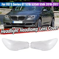 For BMW F07 5 Series 528 535 550 GT 2010-2017 Car Headlight Lens Cover Lamp Shade Lens Head Light Lamp Shell Cover