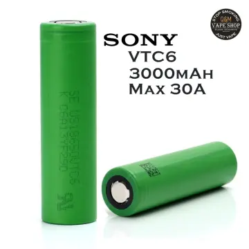 Batería 18650 Sony Vtc6 3000 Mach 30amp Flat Top