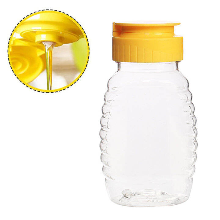 8 Pack 150ML Clear Plastic Honey Bottles,Refillable Food Grade Honey