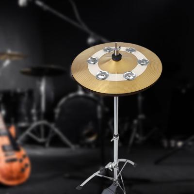 Moon Pomelo Cymbals Ching Cymbal Ring Jingle คงทน Hat Tambourine Cymbal RING