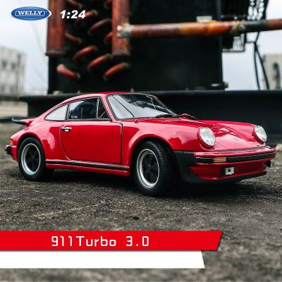 WELLY 1:24 1974 Porsche 911 Turbo 3.0 Car Alloy Car Model Simulation Car Decoration Collection Gift Toy Die Casting Model B57