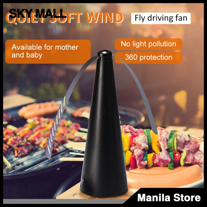 Automatic Fly Trap Fan Mute 360° Rotation Mosquito Insect Repeller