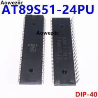 AT89S51-24PU ไมโครคอนลเลอร์ DIP-40 8บิตพร้อมหน่วยความจำแฟลชที่ตั้งโปรแกรมได้ระบบ4K ไบต์ใหม่เอี่ยม