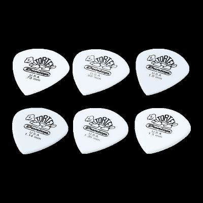 Hot Sale[Durable and practical] 6pcs Dunlop Dunlop Folk Electric Acoustic Guitar Pick Little Turtle Jazz3 Matte Sweeping Shrapnel