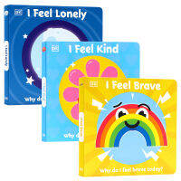 DK baby emotion expression Series Volume 3 DK first emotions I feel kind / brave / lonely English original picture book emotional quotient enlightenment childrens emotion expression management