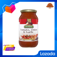 ?โปรโมชั่น ส่งฟรี? ซานรีโมซอสมะเขือเทศผสมหัวหอมและกระเทียม 500กรัม Sanremo tomato sauce with onion and garlic 500g