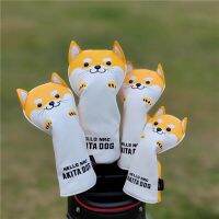 ♨☜❒ DFGR STORE club head cover cute Shiba Inu with yellow and white protection