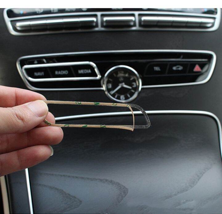 dfthrghd-car-styling-console-panel-cover-frame-trim-stickers-fit-for-mercedes-benz-c-class-w205-2015-2017-glc-auto-accessories