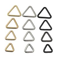 【cw】 5pcs Metal Triangle Shape Open-end Ring Buckle for Webbing Leather Craft Bag Strap Belt Buckle Garment Luggage DIY Accessory ！