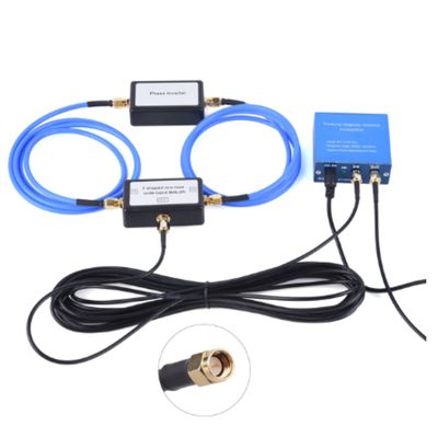 Magnetic Antenna Amplifier Portable 250MW Passive Loop Antenna SMA/BNC/3.5MM Audio Low Loss Broadband for HF and VHF
