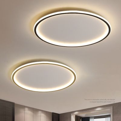 Led Ceiling Lamps Ultra Thin Round Square Panel Ceiling Lights Modrn Living Room Bedroom Balcony Loft Ceiling Lamp Light Fixture