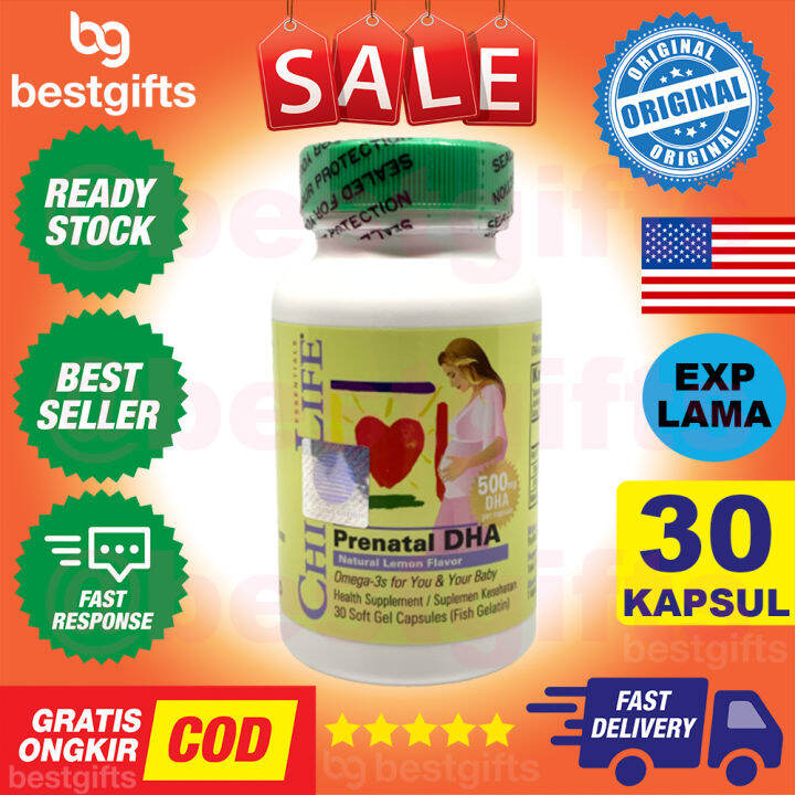 CHILDLIFE PRENATAL DHA EPA OMEGA 3 NUTRISI KEHAMILAN IBU HAMIL