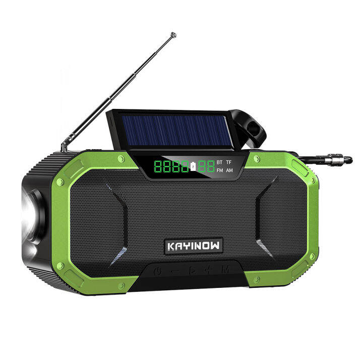 New Hand Powered Radio Outdoor Multifunctional Emergency Radio Solar