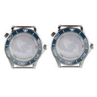 2Pcs 43.5mm Blue 316L Stainless Steel Case for ETA 2836 Pearl 2813 Switzerland ETA2824-1/2824-2 Seagull 2824