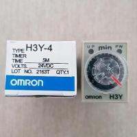 H3Y-4  OMRON DC24V Delay Timer Time Relay 0 - 5 Min.   with Base