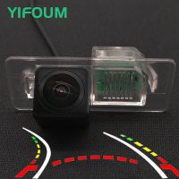 AHD Fisheye 12LED Dynamic Trajectory Car Rear View Camera For BMW X1 X3 X4 X5 X6 E38 E39 E46 E60 E61 E65 E66 E90 E91 E92 520li