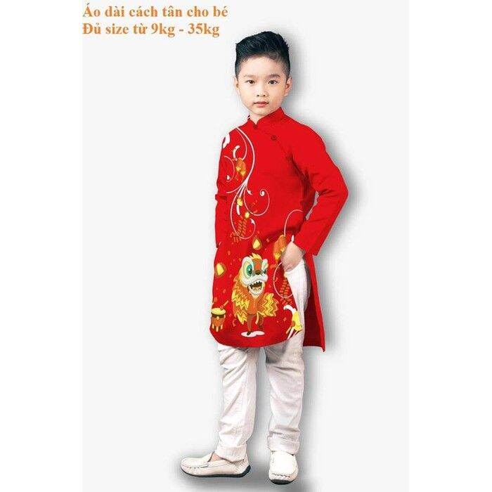 Hcm](Ảnh Thật) Áo Dài Cách Tân Cho Bé Trai Chất Vải Cao Cấp Đẹp Hợp Cho Dịp  Tết Áo Dài Cách Tân Cho Bé Áo Dài Trẻ Em Áo Dài Cho Bé