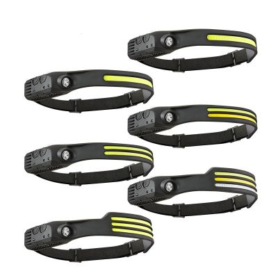 High Power COB LED Headlamp Induction Headlight with Built-in Battery Flashlight USB Rechargeable HeadLamp Light Night Fishing