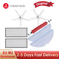 Original Roborock S7 Accessories Mop Cloth Accesorios Side Brush White Black Accesories Main Brush Filter Parts