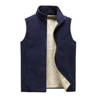 Men Sleeveless Vest Jackets Winter Fashion vest Male Cotton-Padded Fleece Vests Coats Men Warm Black Waistcoats Clothing 8XL