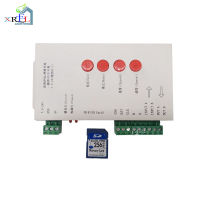 T1000S 2048พิกเซล DMX 512 Controller SD Card WS2801 WS2811 WS2812B LPD6803 LED Strip DC5V 12V 24V สี RGB Controller