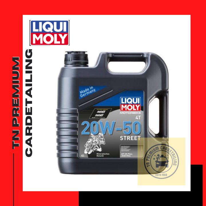 LIQUI MOLY Street 20W-50 Motoröl – 2 X 1 Liter, Vollsynthetisch Für Harley-Davidson Motoren