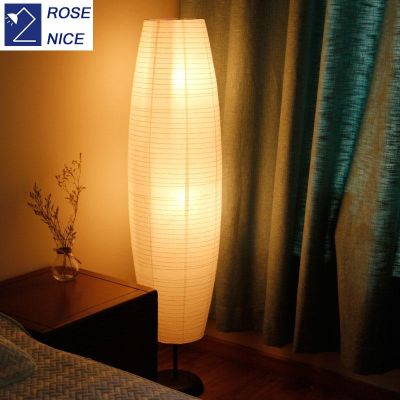 1pc Bedside Paper Lamp Shade Corner Standing Lamp Shade Floor Lamp Cover Decorative Lampshade Warm Led Paper Vertical Lampshade