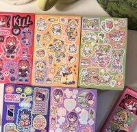 [Hot K] สกินโซนิคสาวมัฟฟิน Ins สติกเกอร์ตกแต่ง IOSSTUD Scrapbooking Lable Idol Kpop เครื่องเขียนเลเซอร์ผู้จัดจำหน่ายสติกเกอร์เกาหลี