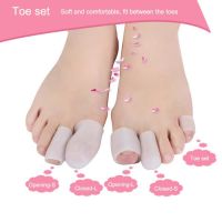 1pcs Soft Silicone Gel Toe Protector Cover Cap Fabric Finger Separator Prevent Blister Feet Pain Relief S L Feet Care Tools