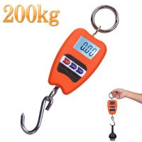 Digital Hanging Scale with Precision Sensor 200 kg / 441 lb Hanging Weight Scale for Fish Hunting Fishing Bicycles Luggage Scales