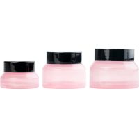 15g 30g 50g Empty Pink Glass Jar Containers Cosmetic Cream Lotion Powder Refillable Bottles Pots Travel Ointment Box Travel Size Bottles Containers