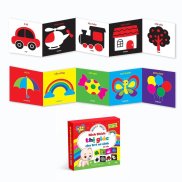 Card sets flashcard Bibo visual stimulation for baby from 0 đến 16 months