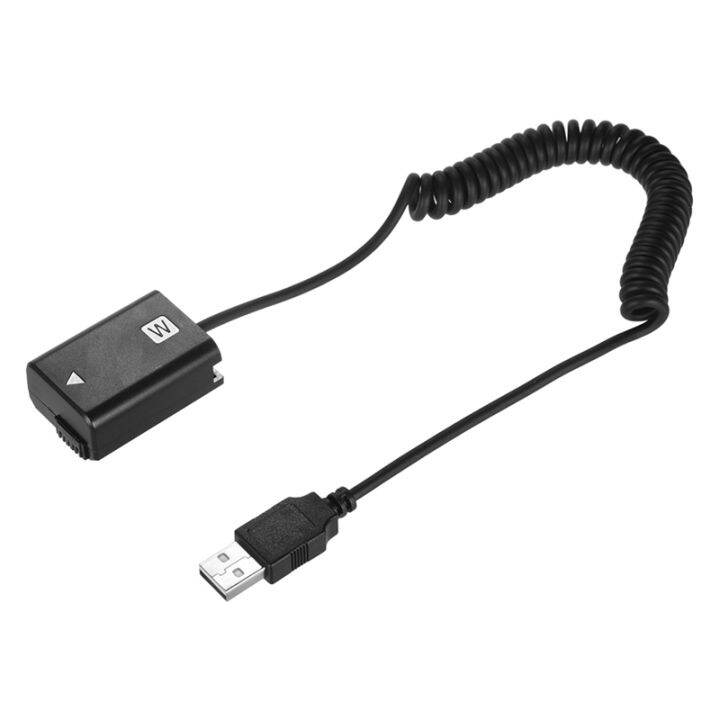 usb-charging-cable-np-fw50-dummy-battery-spring-wire-for-sony-a7-a7r-a7s-a7m-a7ii-a7s2-a7m2-a7r2-a6500-a6300-dc-coupler