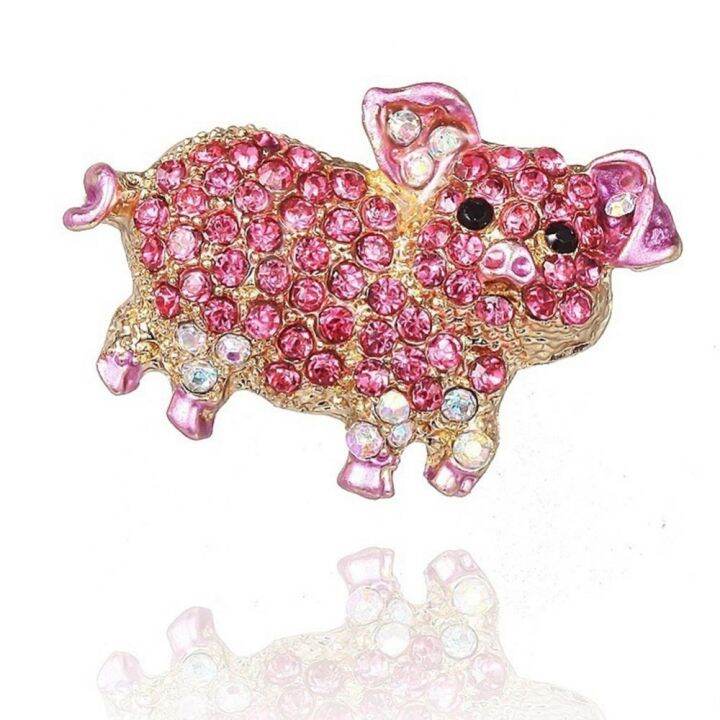 fashion-women-rhinestone-inlaid-pig-brooch-pin-corsage-bag-badge-cloth-jewelry-accessory